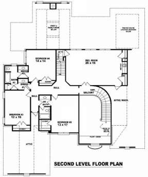 Floorplan 2 for House Plan #053-02150