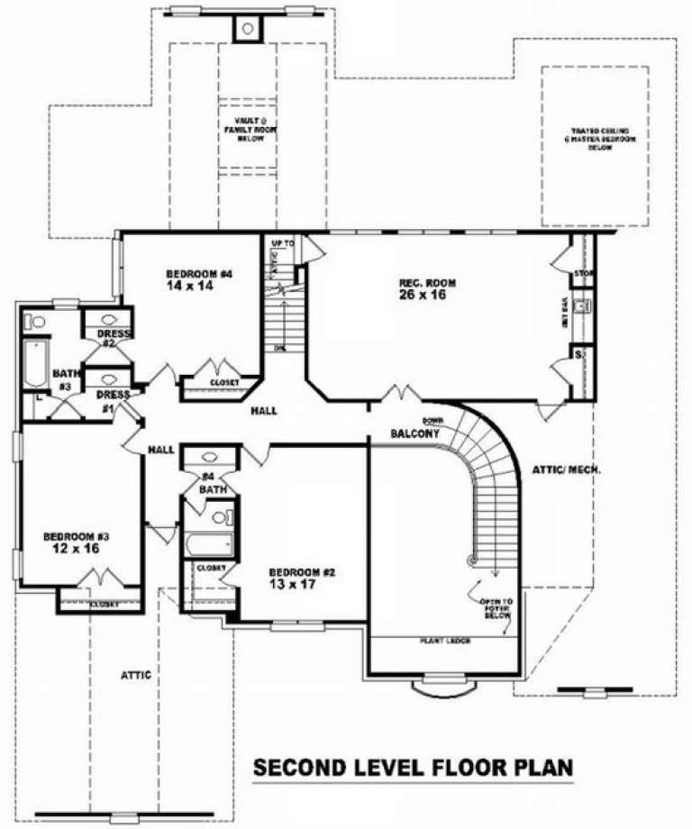 House Plan House Plan #10021 Drawing 2