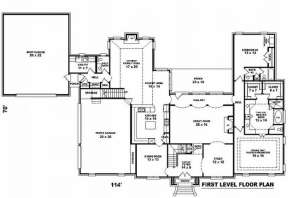 Floorplan 1 for House Plan #053-02152