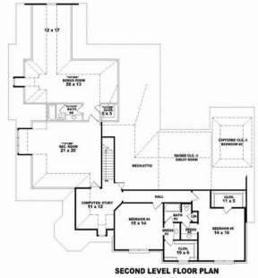 Floorplan 2 for House Plan #053-02156