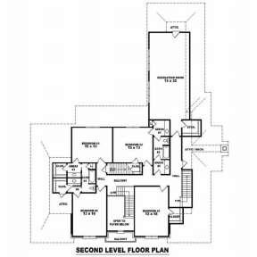 Floorplan 2 for House Plan #053-02164