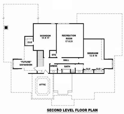 Floorplan 2 for House Plan #053-02170