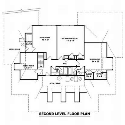 Floorplan 2 for House Plan #053-02172