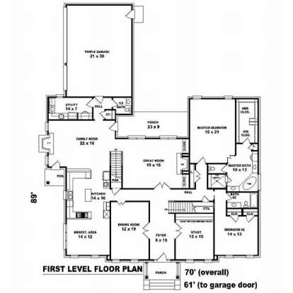 House Plan House Plan #10044 Drawing 1