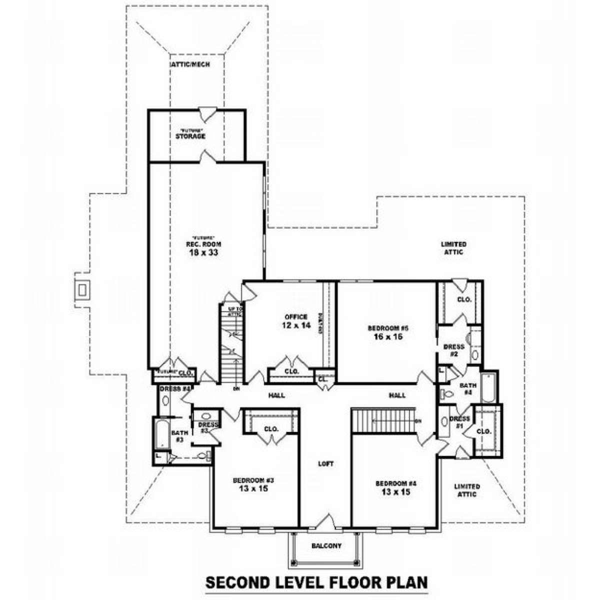 Floorplan 2 for House Plan #053-02173