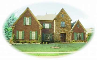 5 Bed, 4 Bath, 4899 Square Foot House Plan - #053-02178