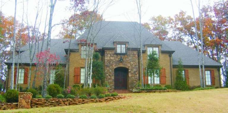 European House Plan #053-02188 Elevation Photo