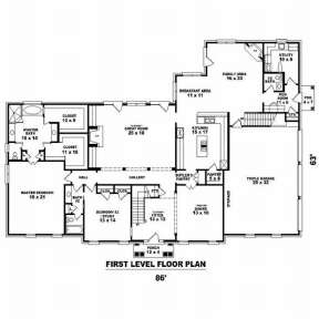 Floorplan 1 for House Plan #053-02190
