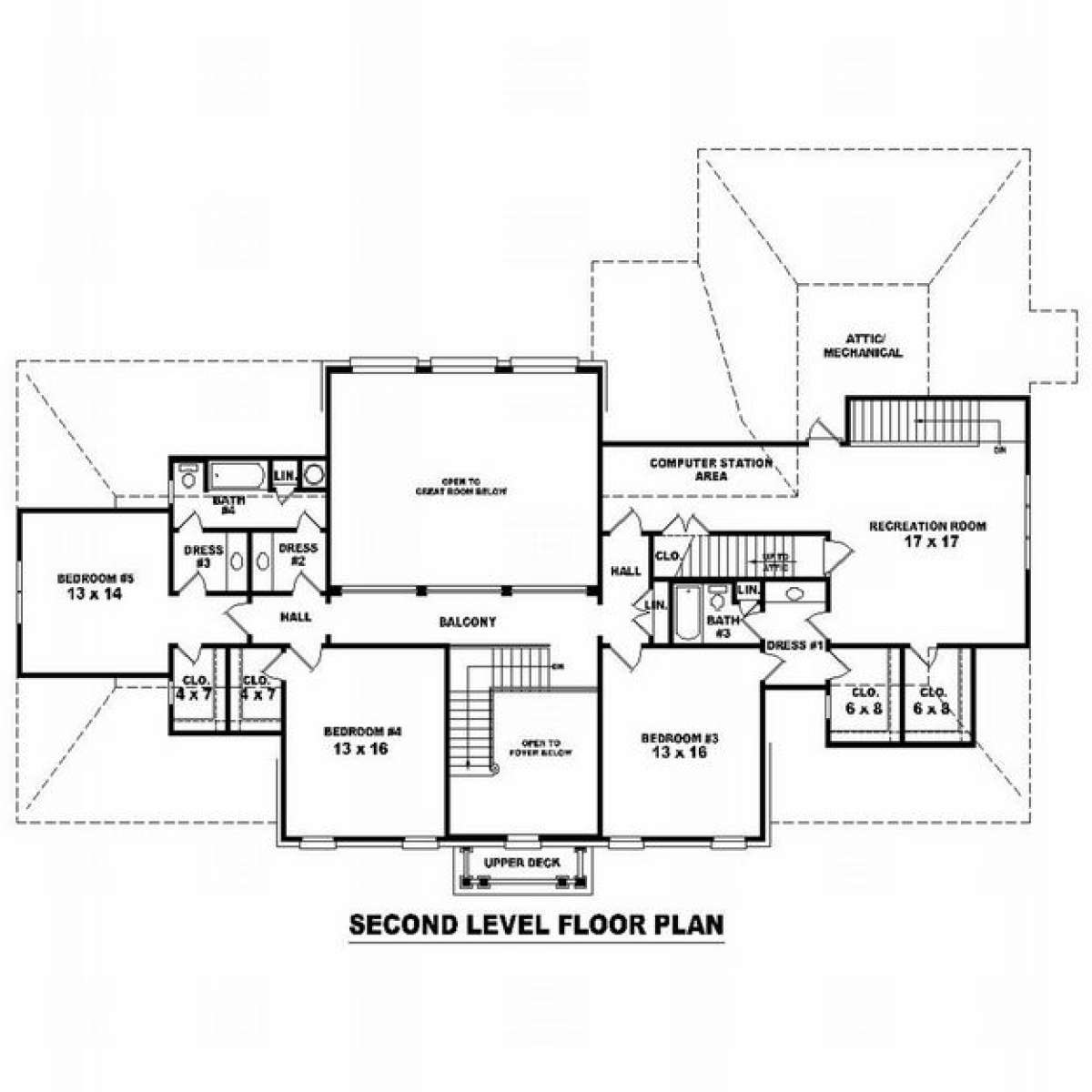 Floorplan 2 for House Plan #053-02190