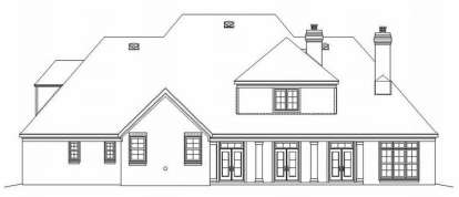 European House Plan #053-02191 Elevation Photo