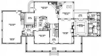 Floorplan 1 for House Plan #053-02192