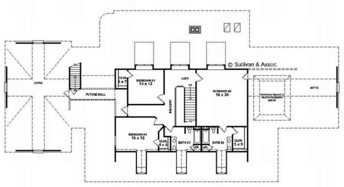 Floorplan 2 for House Plan #053-02192