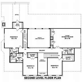 Floorplan 2 for House Plan #053-02195
