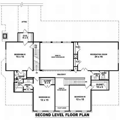 House Plan House Plan #10068 Drawing 2