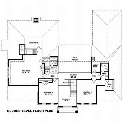 Floorplan 2 for House Plan #053-02205