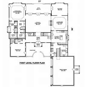 Floorplan 1 for House Plan #053-02210