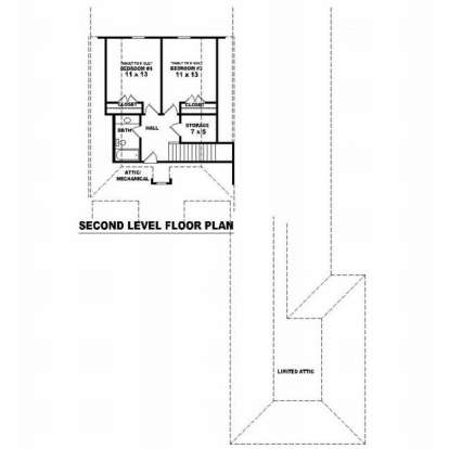 Floorplan 2 for House Plan #053-02211