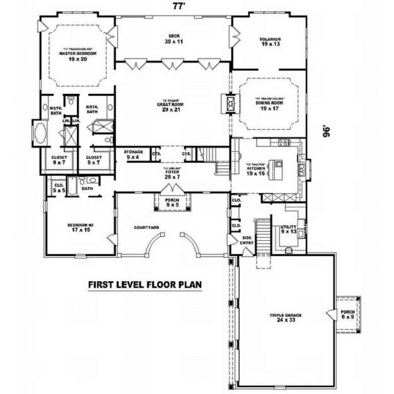 House Plan House Plan #10083 Drawing 1