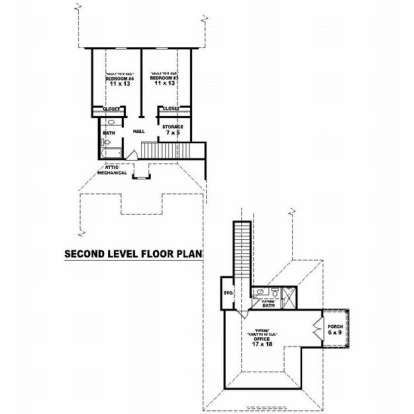 Floorplan 2 for House Plan #053-02212