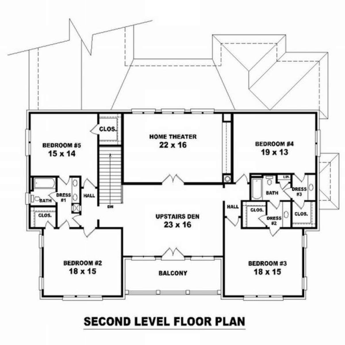 Floorplan 2 for House Plan #053-02213
