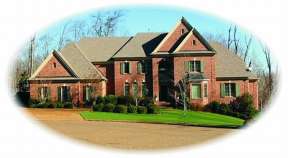 French Country House Plan #053-02216 Elevation Photo