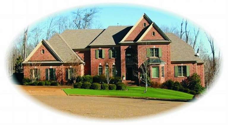 French Country House Plan #053-02216 Elevation Photo