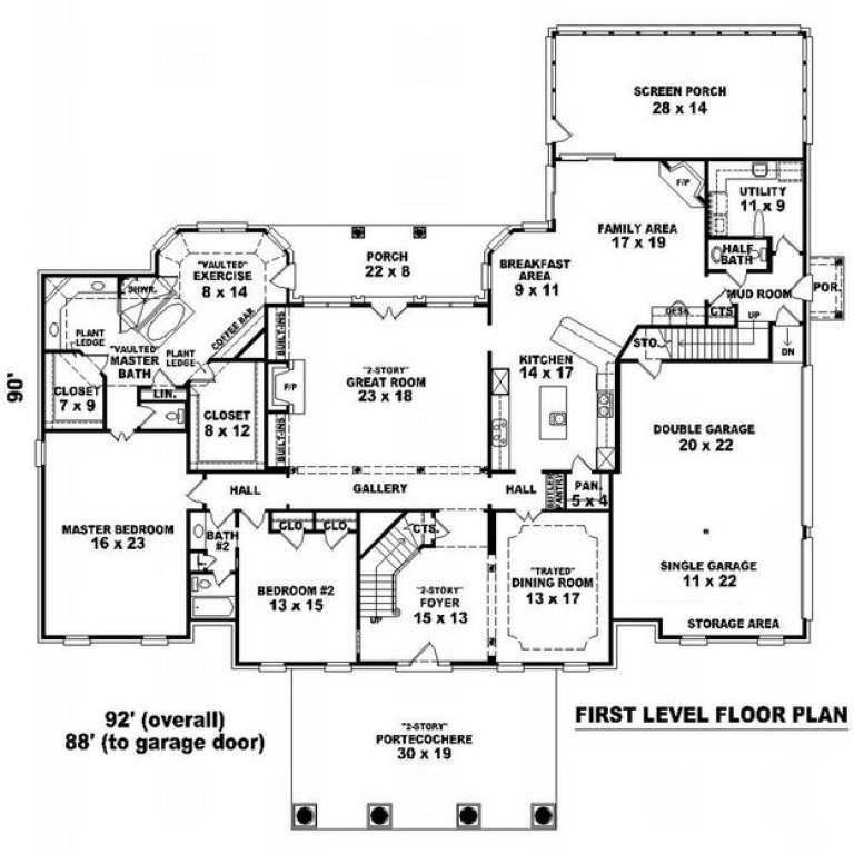 House Plan House Plan #10088 Drawing 1