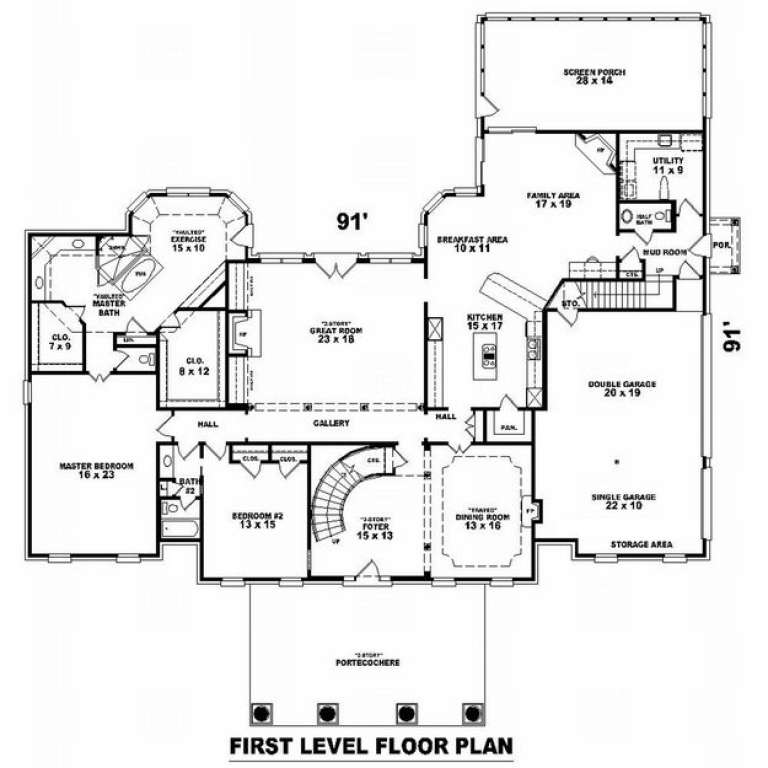 House Plan House Plan #10090 Drawing 1