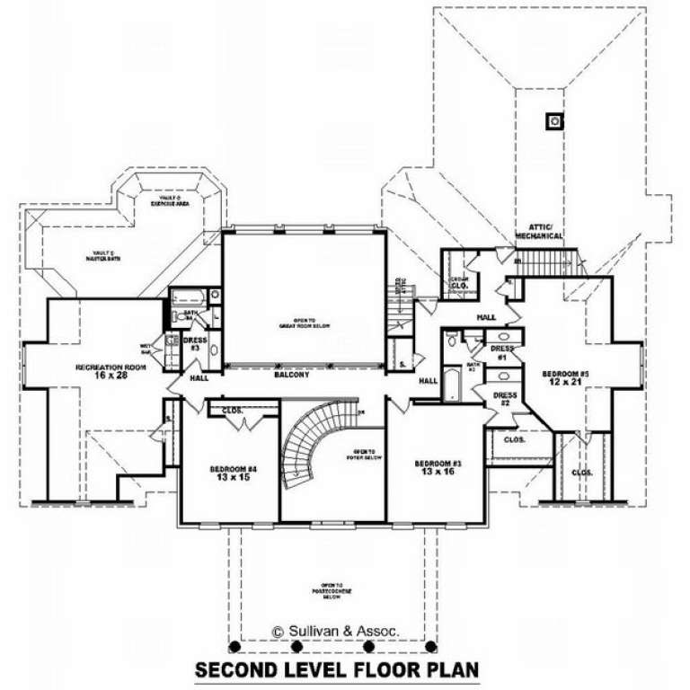 House Plan House Plan #10090 Drawing 2