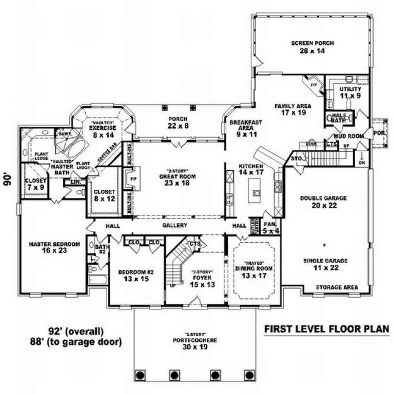 House Plan House Plan #10091 Drawing 1