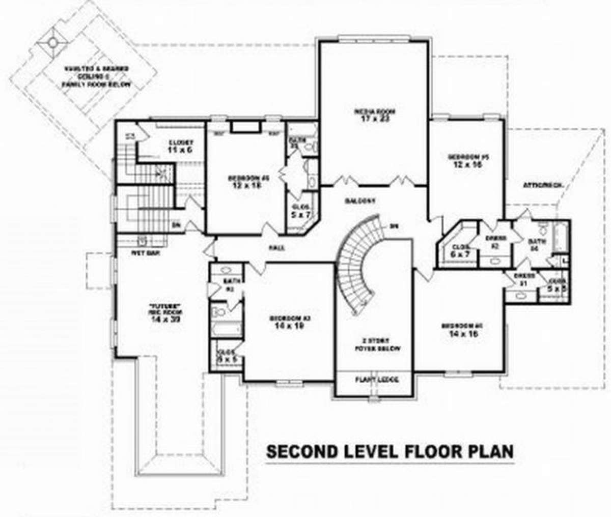 Floorplan 2 for House Plan #053-02221