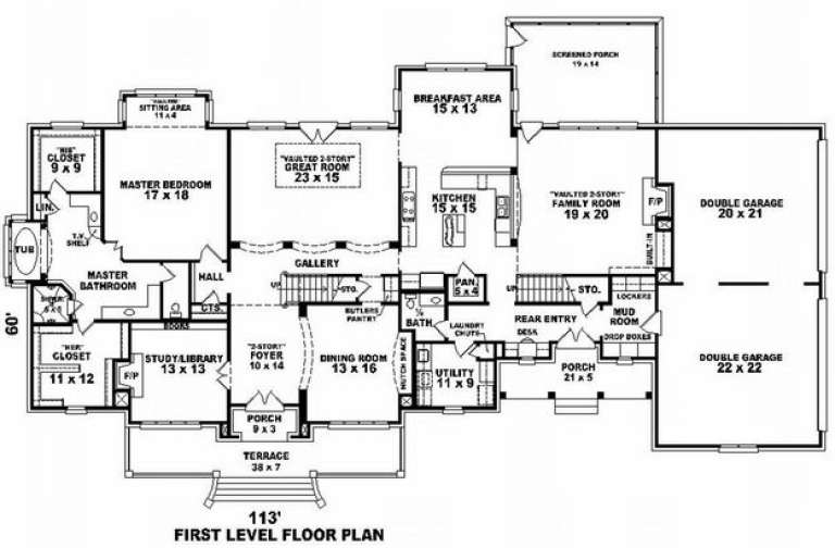 House Plan House Plan #10094 Drawing 1