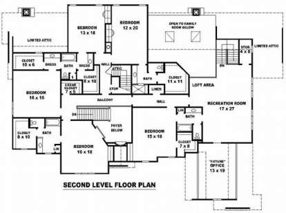 Floorplan 2 for House Plan #053-02225