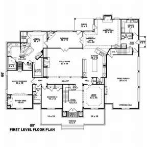 Floorplan 1 for House Plan #053-02227