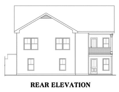 Country House Plan #009-00084 Elevation Photo