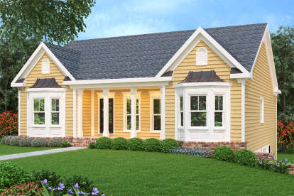 3 Bed, 2 Bath, 1678 Square Foot House Plan - #009-00084