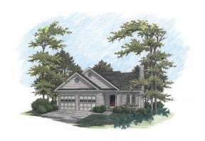 Traditional House Plan #036-00041 Elevation Photo