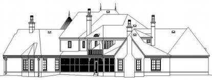 Luxury House Plan #053-02232 Elevation Photo