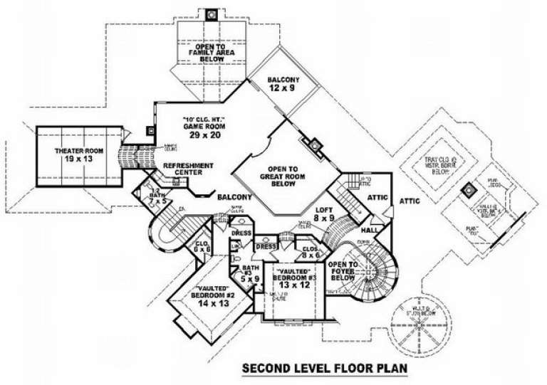 House Plan House Plan #10103 Drawing 2