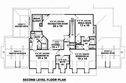 Floorplan 3 for House Plan #053-02236