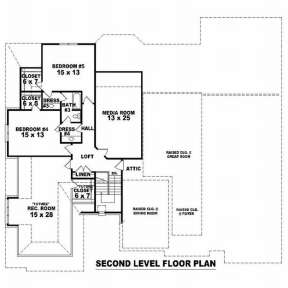 Floorplan 2 for House Plan #053-02240