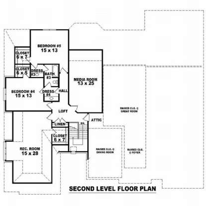 Floorplan 2 for House Plan #053-02242