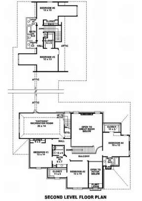 Floorplan 2 for House Plan #053-02244