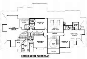 Floorplan 2 for House Plan #053-02247