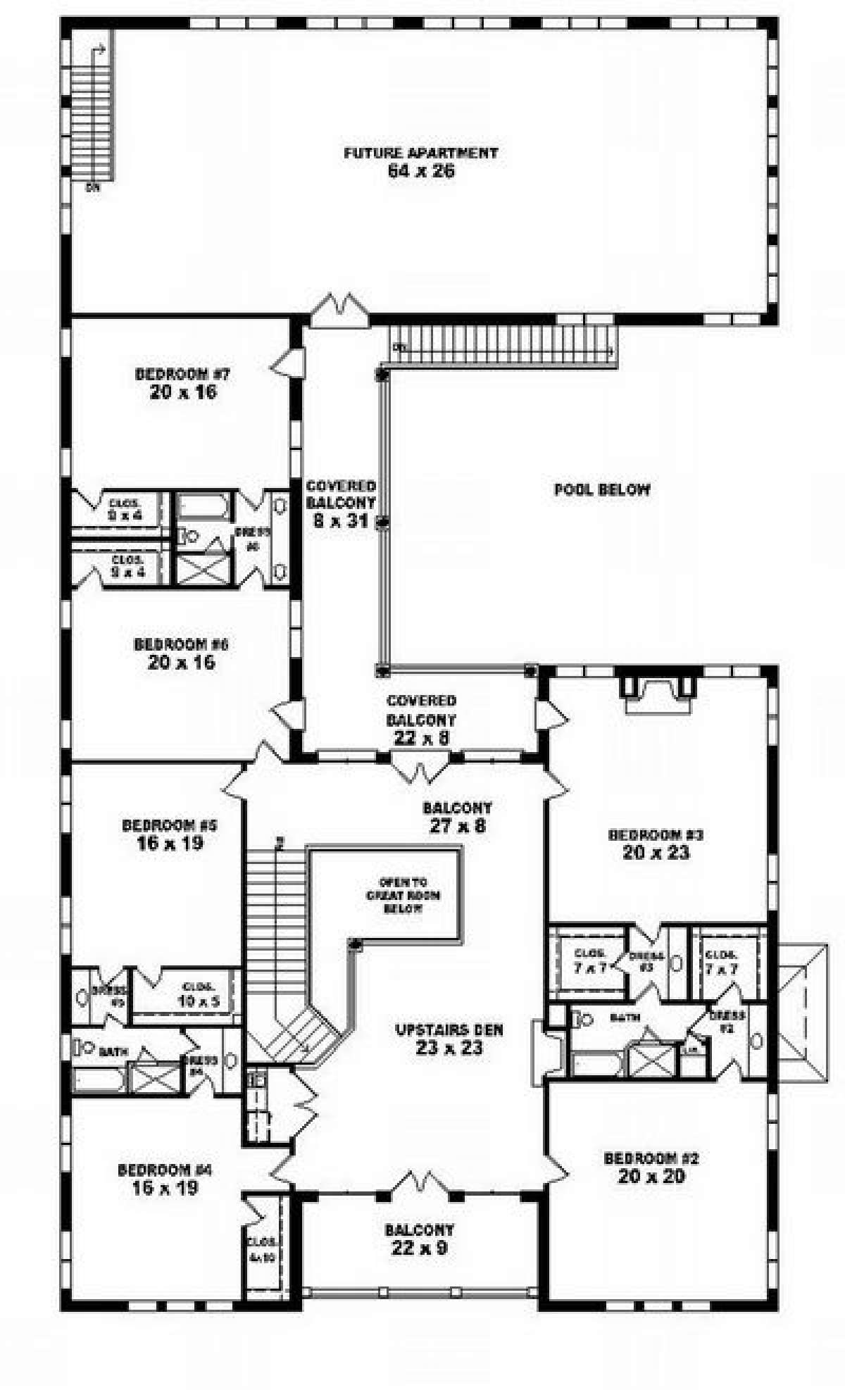 Floorplan 3 for House Plan #053-02252