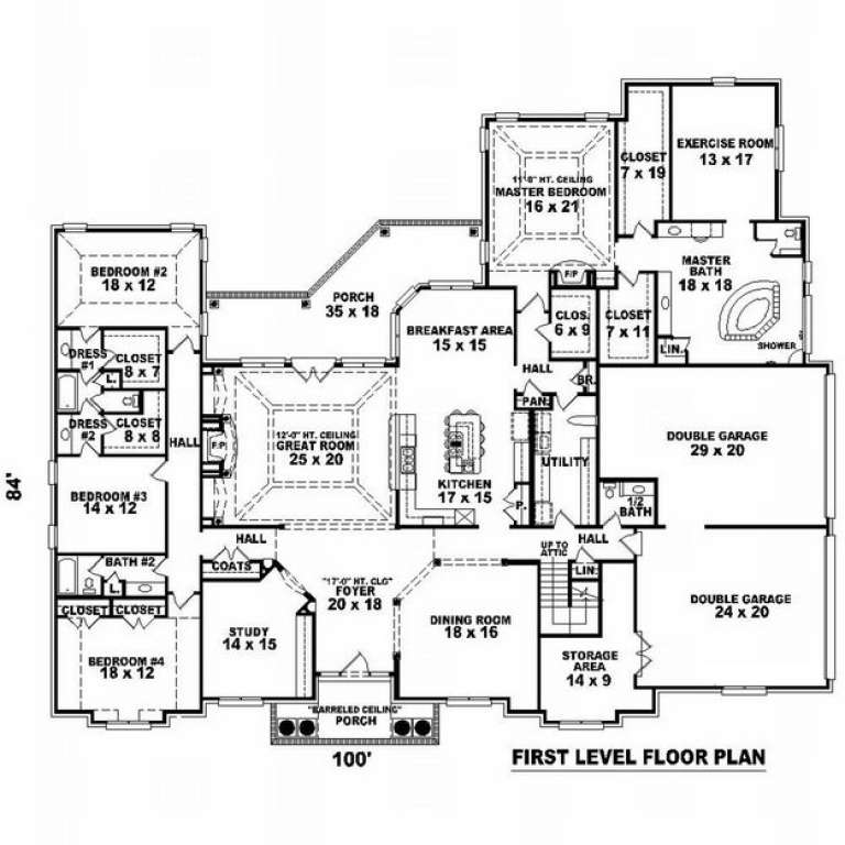 House Plan House Plan #10125 Drawing 1