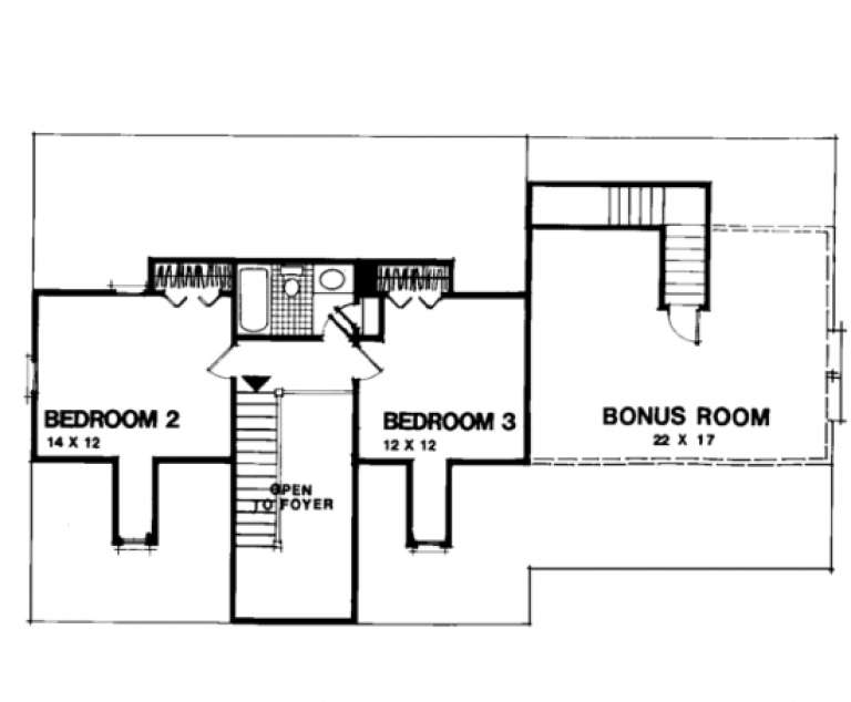 House Plan House Plan #1013 Drawing 2