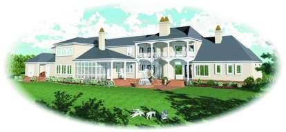 European House Plan #053-02262 Elevation Photo