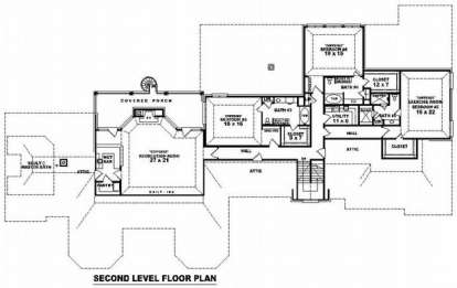 Floorplan 2 for House Plan #053-02262
