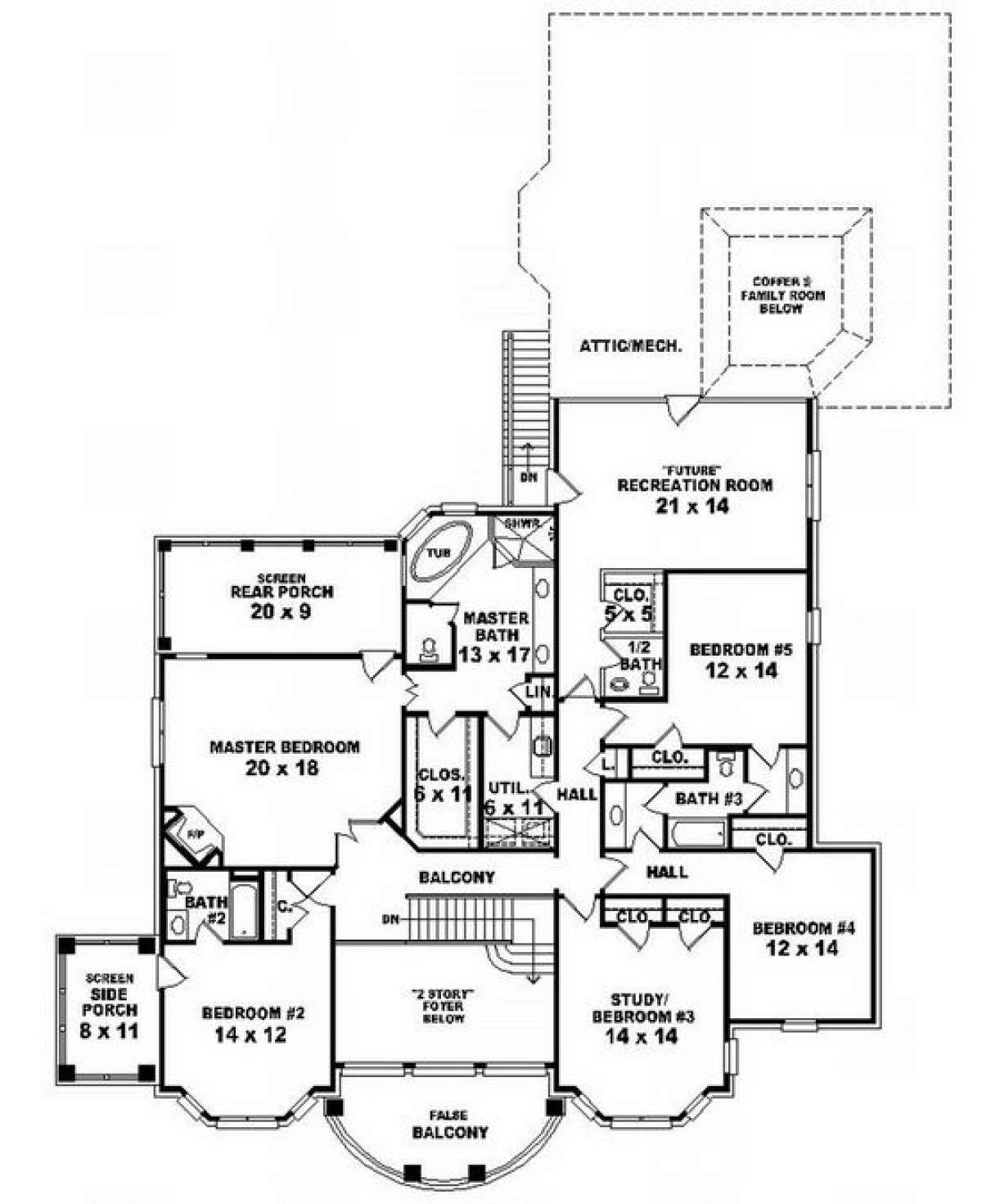 Floorplan 2 for House Plan #053-02266
